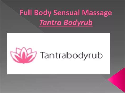 Full Body Sensual Massage Erotic massage Gaiseni